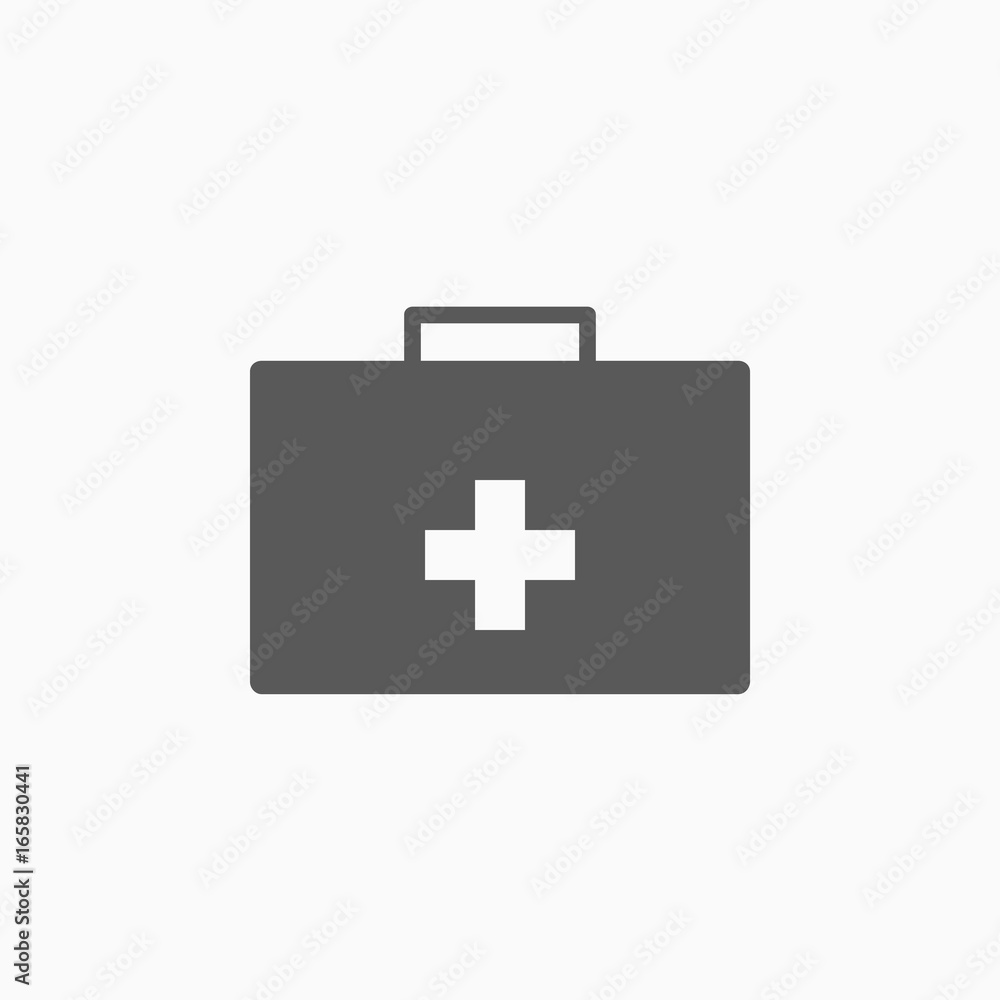 Obraz premium first aid kit icon