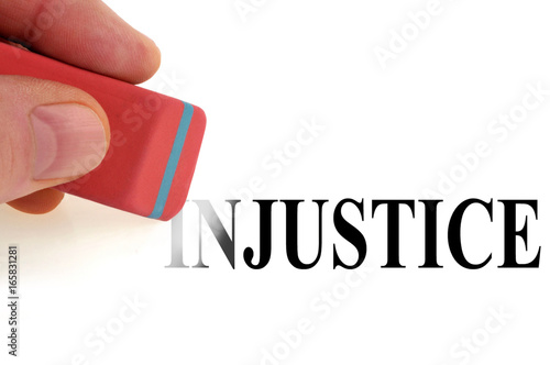 Effacer l'injustice photo