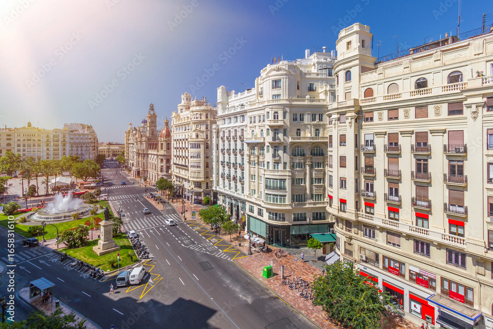 Valencia Skyline der spanischen Traumstadt