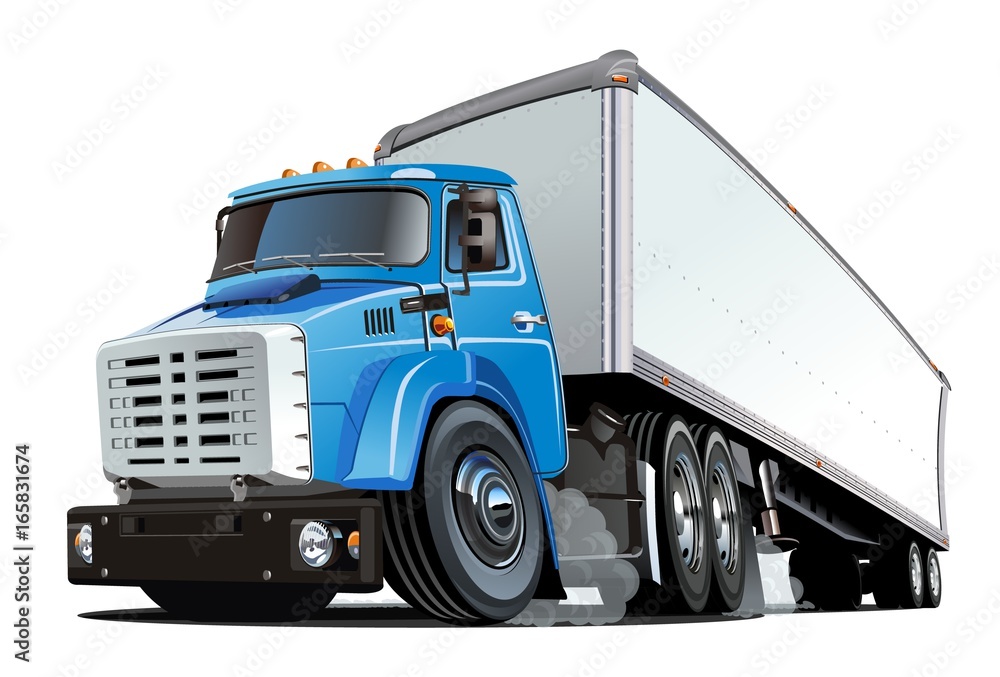 Cartoon Semi Truck Stock Vector Adobe Stock 1000 F 165831674 UhLvmhsJ3N0qGHBkidopdPii8jMLbVfv