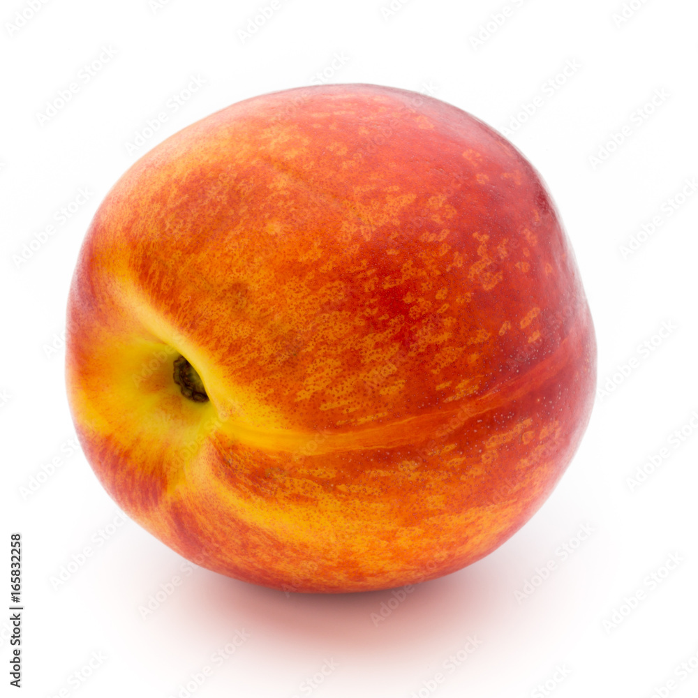 Obraz premium Peach. Fruit with isolated on white background.