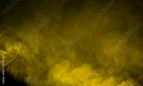 Yellow Smoky Background