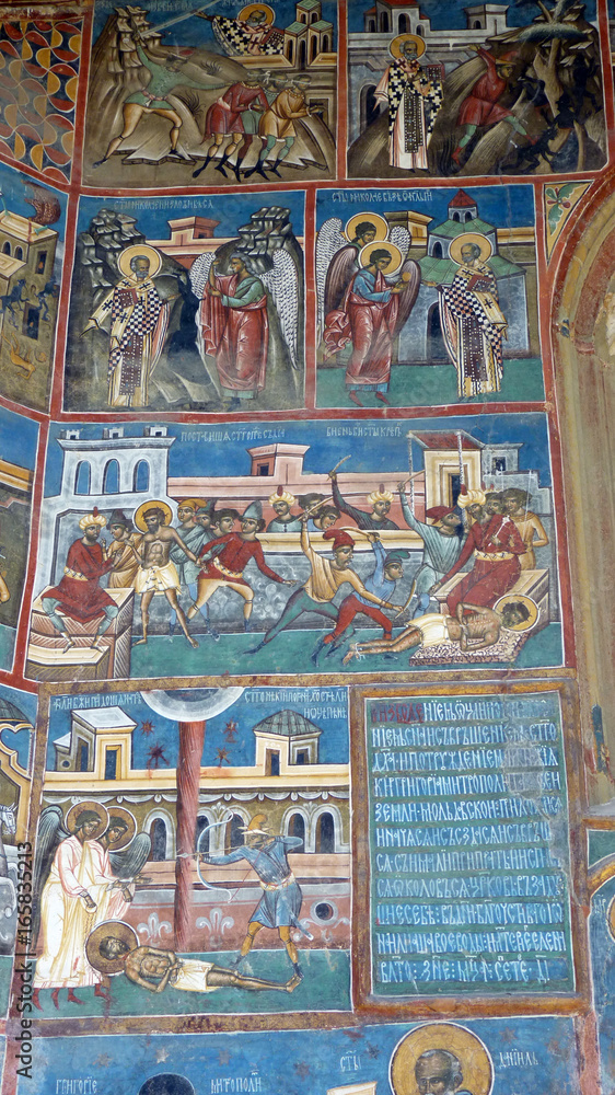 Voronet und Humorului Kloster in Bukovina und Rumänien Voronet und Humorului Kloster in Bukovina und Rumänien