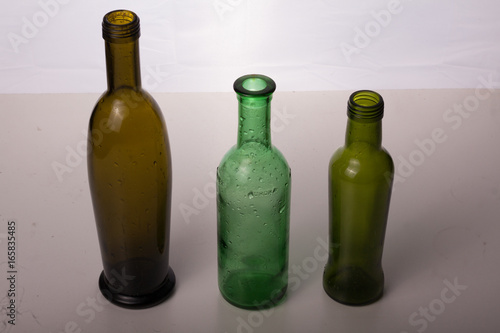 garrafas verdes