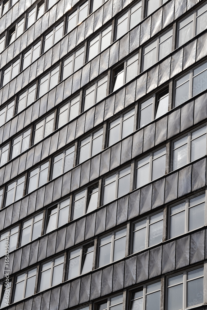 Fragment of modern office building in Poznan. Fragment of modern office building in Poznan.