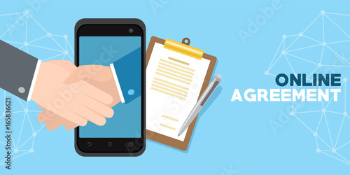 online agreement with digital sign