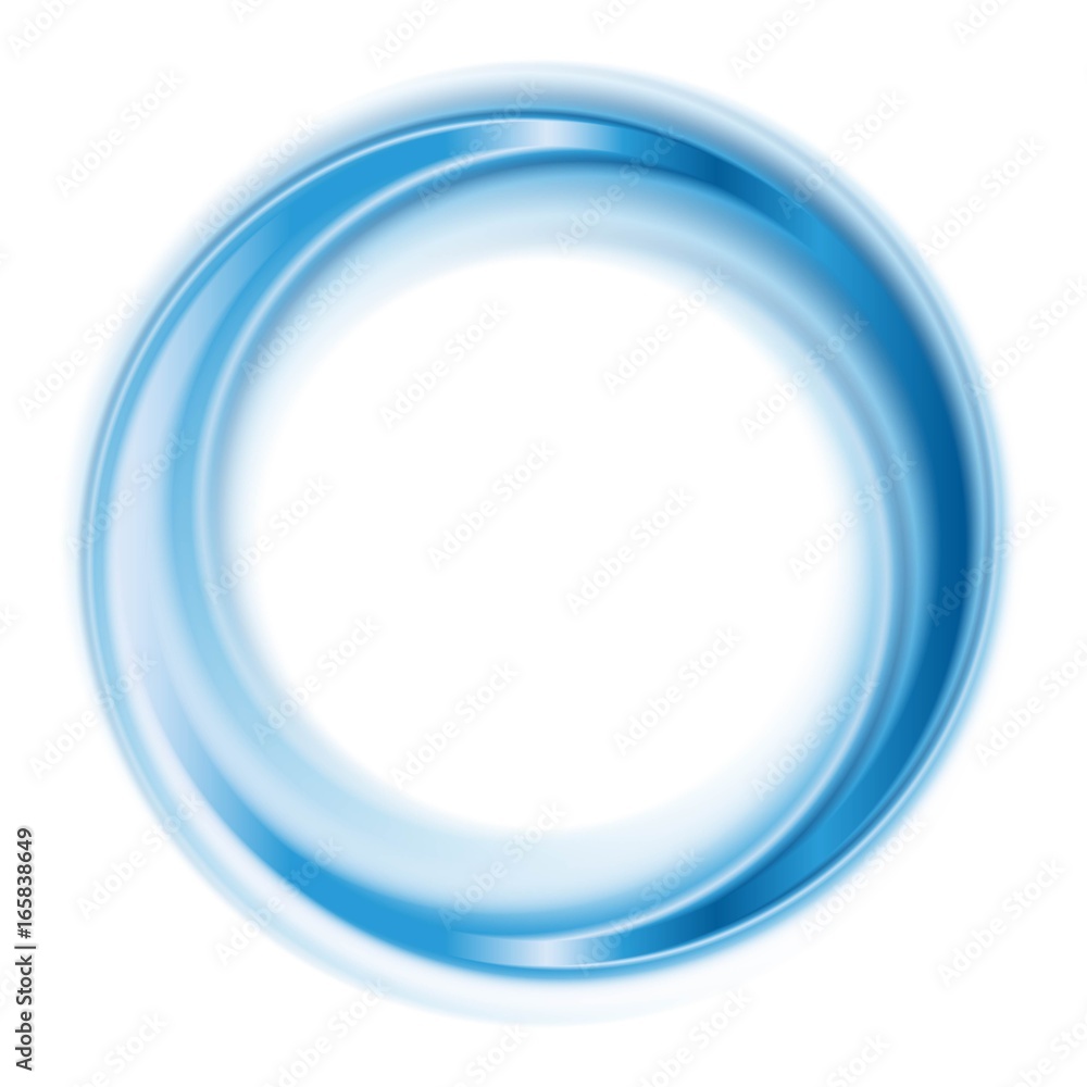 Abstract gradient light blue glowing circle or ring, isolated on white  background. Vector illustration. Stock Vector | Adobe Stock