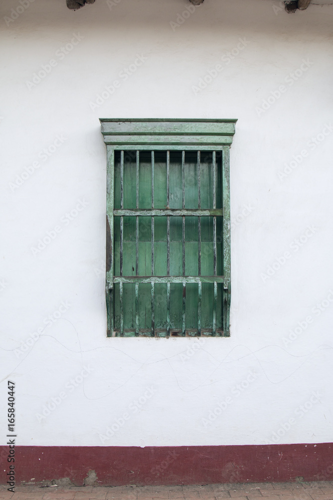 Peasant village window