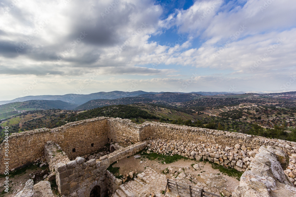 view from ajloun castle