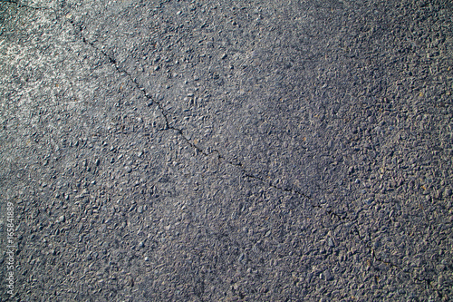 The texture of the old road. Resin stone