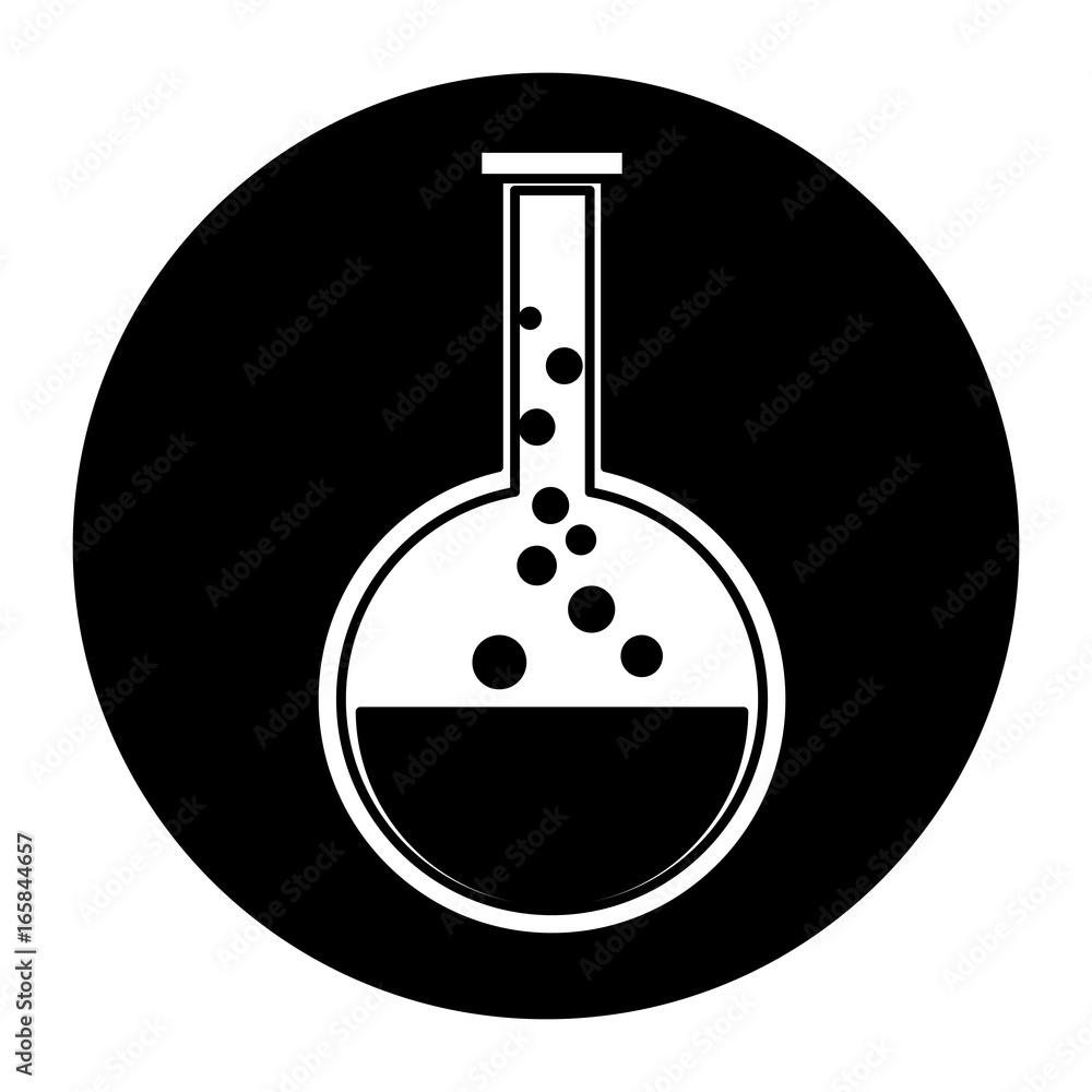 school chemical laboratory flask with liquid bubbles school chemical laboratory flask with liquid bubbles
