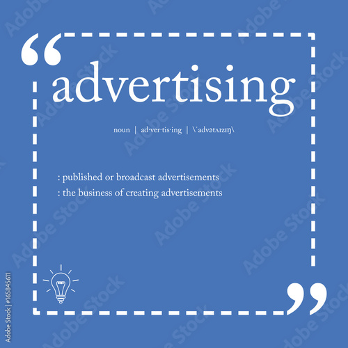Advertising definition