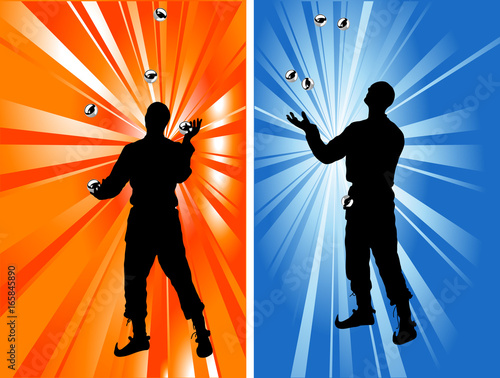 Two jugglers