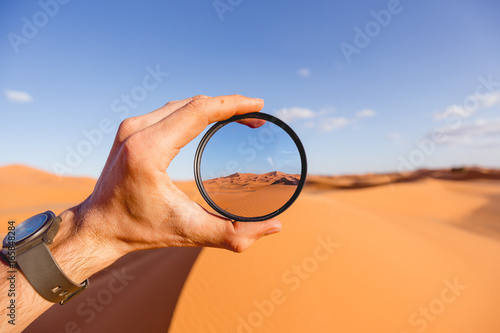 A peek into the desert