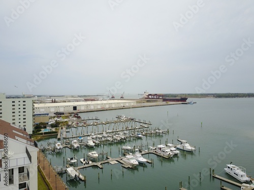 Morehead City Port from above photo