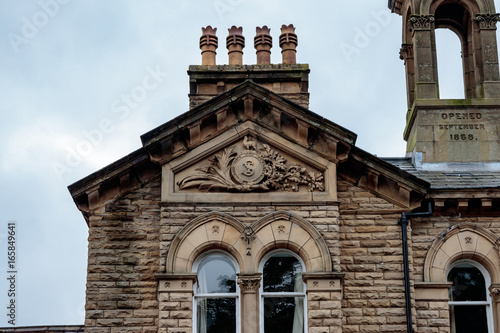 Victorian buildings on Victoria Road, Saltaire, Bradford