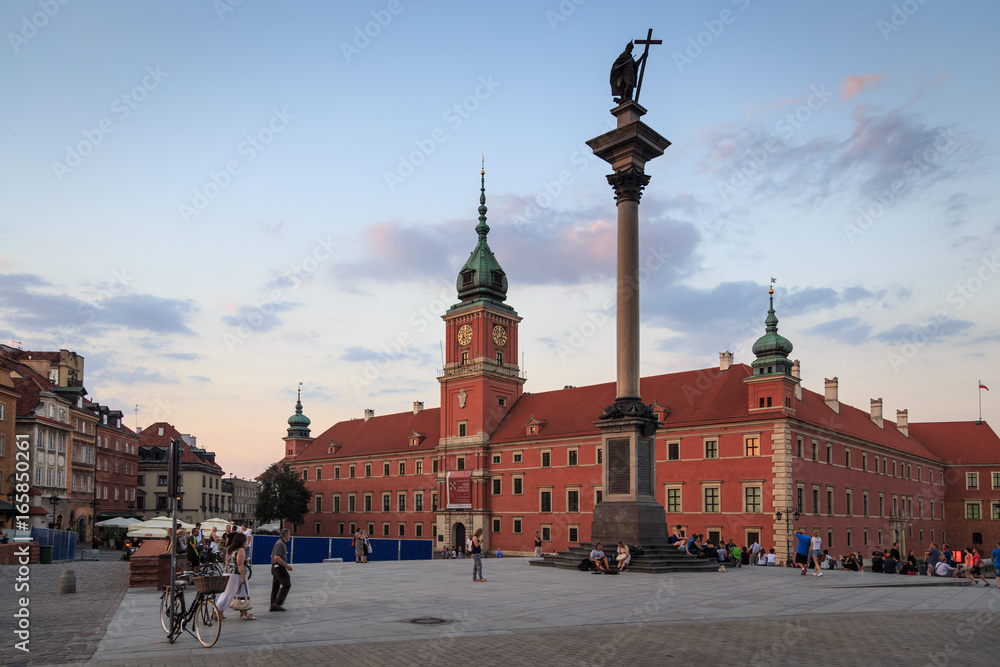 Obraz premium City of Warsaw, Old Town, Poland