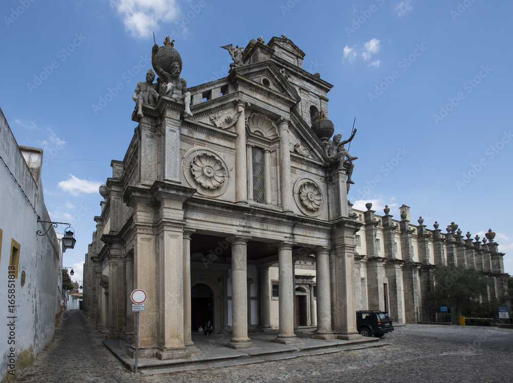 Church of Nossa Senhora da Graca in Evora , Portugal