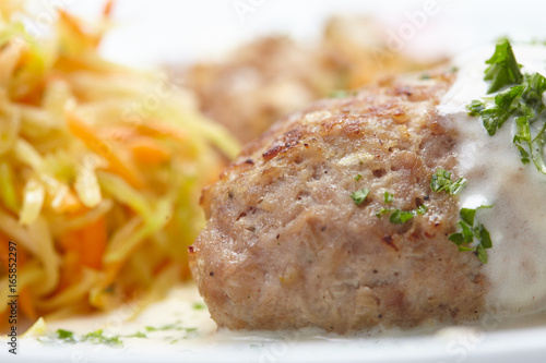 buckwheat with cutlet