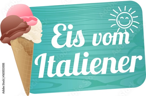 Eis vom Italienier