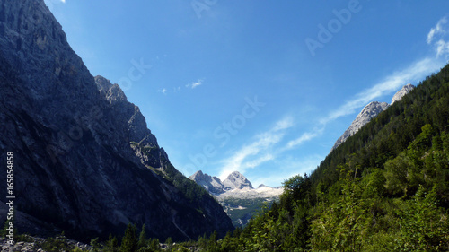 Wanderung zur Zugspitze in den Alpen