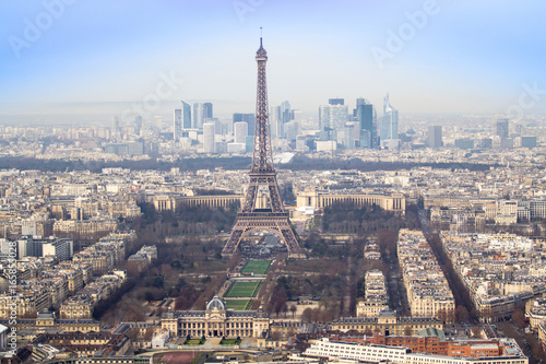 Eiffel Tower and Paris cityscape