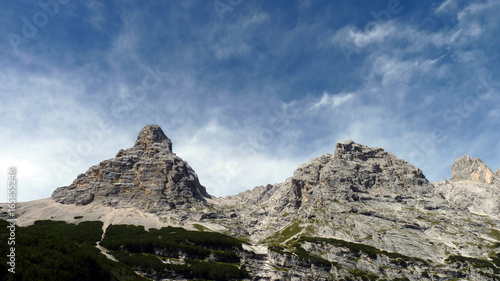 Wanderung zur Zugspitze in den Alpen © Kathrin