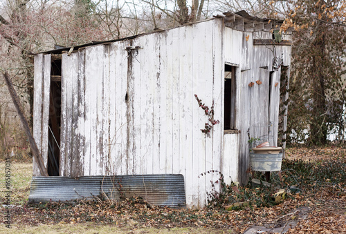 Old  White Shed