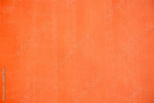 Orange painted wall texture with copy space your writing text of background.