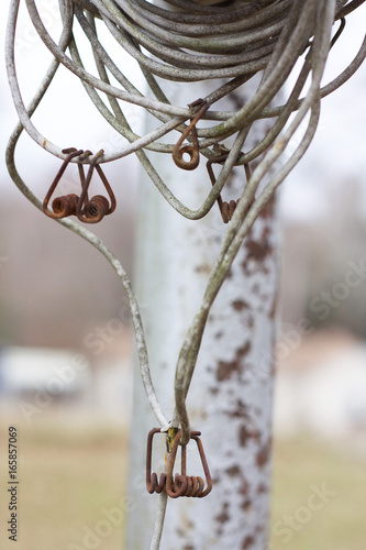 Rusty Old Clothesline 