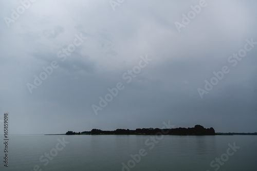 Storm and cloudy sky above Polish lake district © oleksajewicz