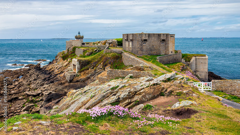 Pointe de Kermorvan, Kermovan Lighthouse, Brittany (Bretagne), France
