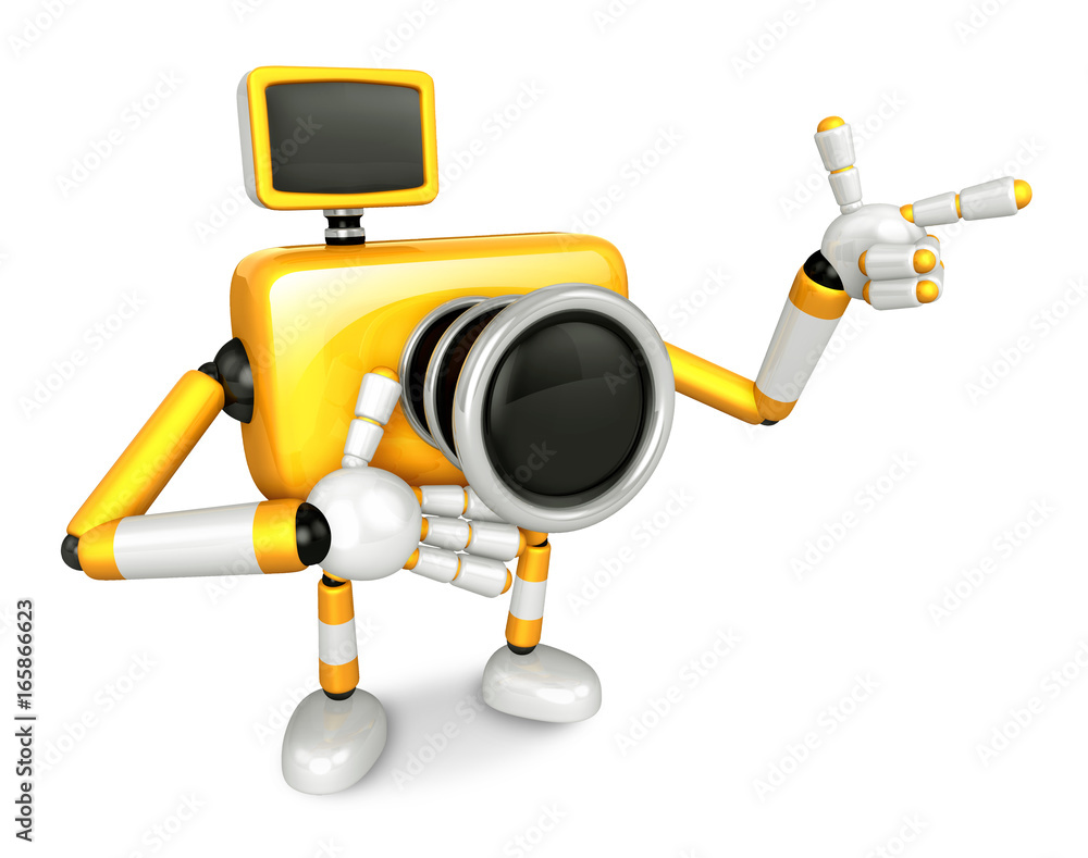 The Yellow Camera Character Taking the right hand is the best gesture. Instructed to gesture with the left hand is taking. Create 3D Camera Robot Series. The Yellow Camera Character Taking the right hand is the best gesture. Instructed to gesture with the left hand is taking. Create 3D Camera Robot Series.