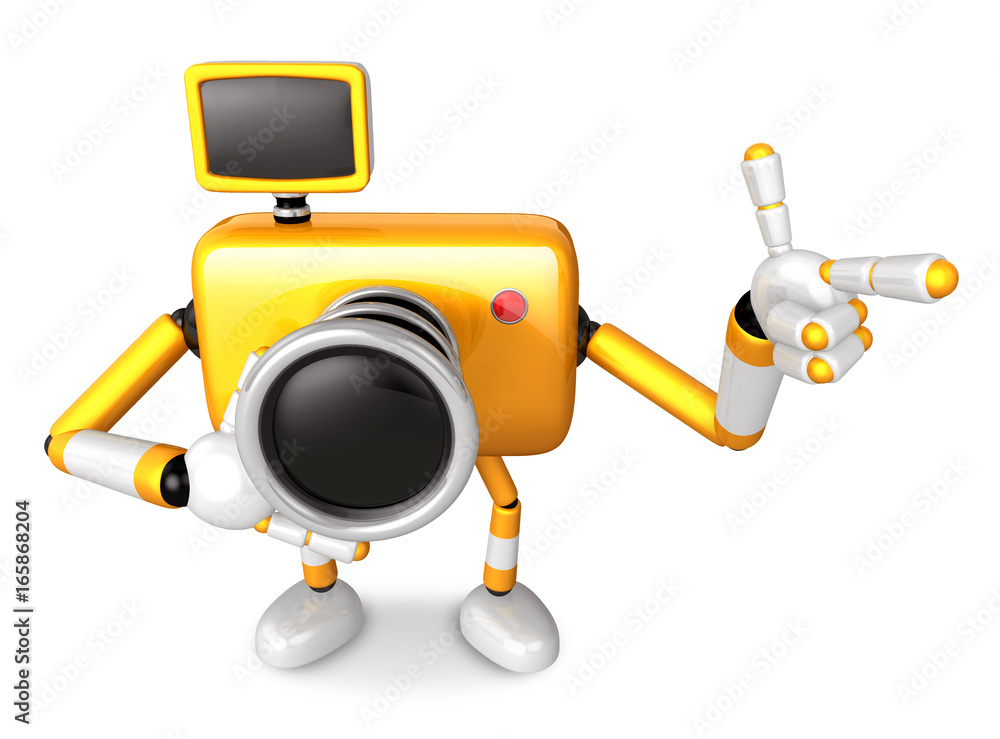 The Yellow Camera Character Taking the right hand is the best gesture. Instructed to gesture with the left hand is taking. Create 3D Camera Robot Series. The Yellow Camera Character Taking the right hand is the best gesture. Instructed to gesture with the left hand is taking. Create 3D Camera Robot Series.