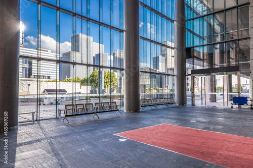 empty hall in the modern office building