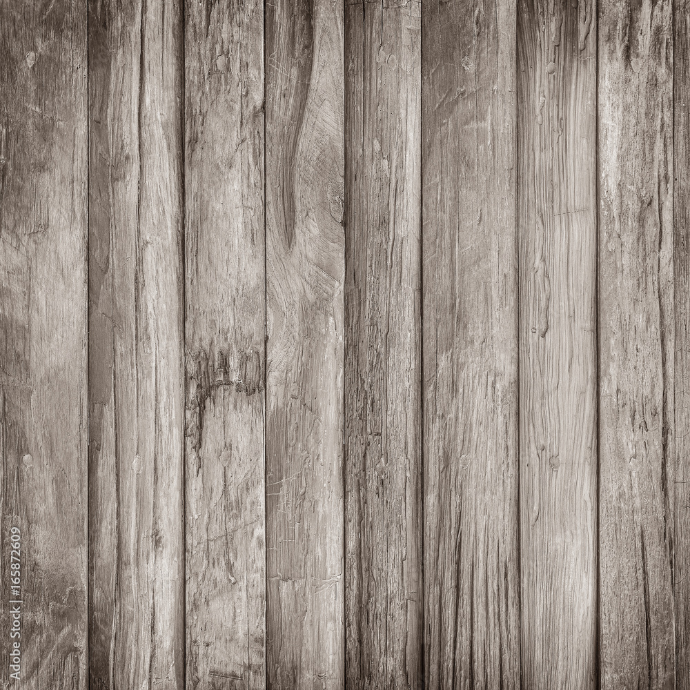 Naklejka premium Old wood wall texture. background old panels