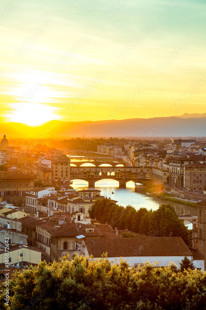 Sunset Over Florence