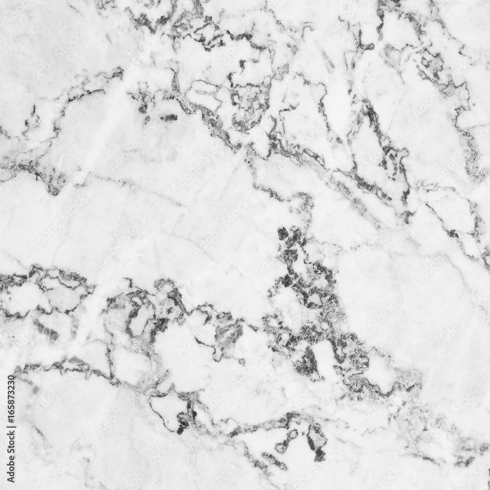 Obraz premium White marble texture abstract background pattern with high resolution.