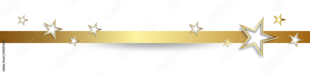 Gold Band Banner Stern Sterne Stars Gold Band Banner Stern Sterne Stars