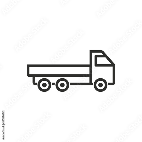 Truck vector icon.