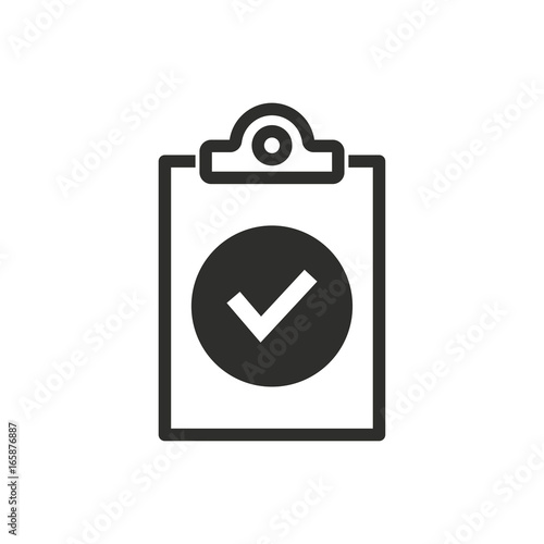 Clipboard vector icon.