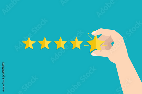 Customer review concept. Usability Evaluation. Vector illustration