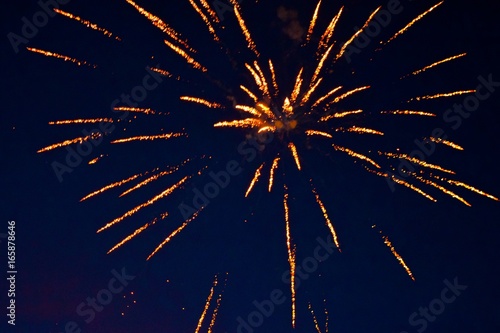 Fourth of July Fireworks / In celebration of the US Independence Day July 4th, fireworks are shot off in the skies.