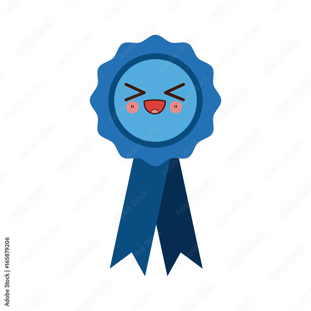 kawaii badge with ribbons winner medal kawaii badge with ribbons winner medal