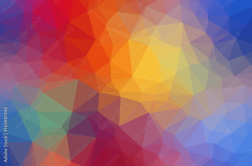 Fototapeta premium Abstract polygon geometric background.
