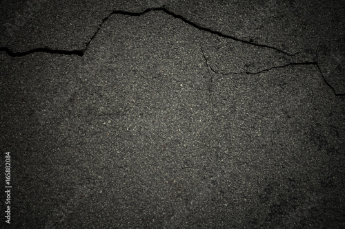 Wallpaper Mural Crack asphalt black texture background. Torontodigital.ca