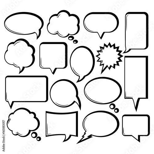 Comic/Outline Speech Bubble Collection