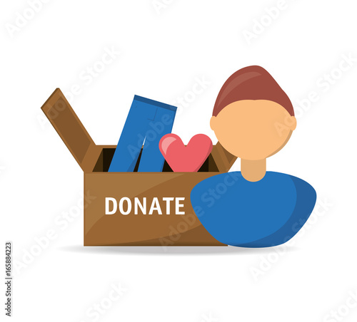 clothes donation support to charity of the people
