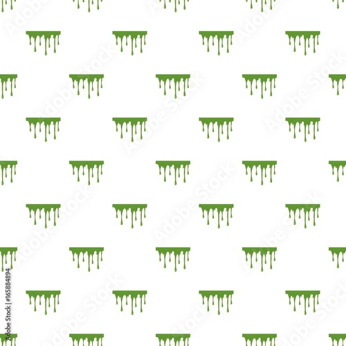 Oozing slime isolated on white background