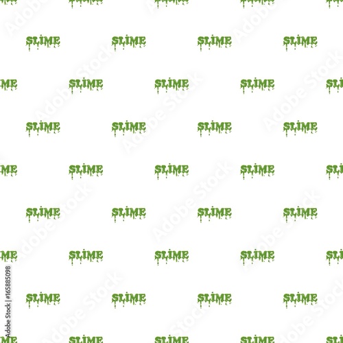 Slime word isolated on white background
